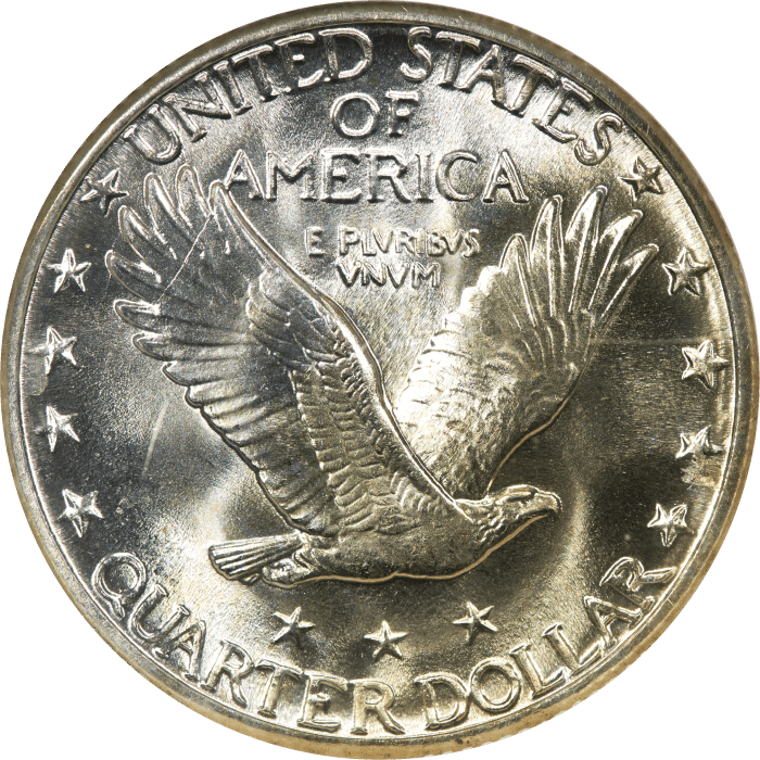 1928-S Standing Liberty Quarter (25c) Reverse Image