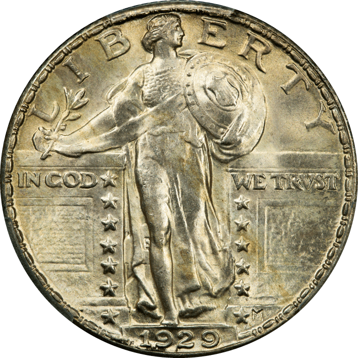 1929 Standing Liberty Quarter (25c) OBVERSE Image