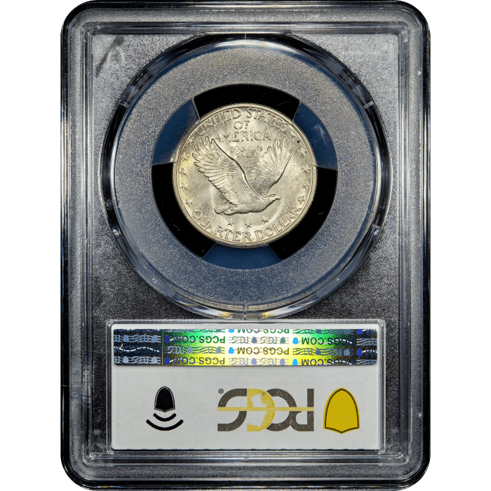 1929 Standing Liberty Quarter (25c) SLAB Image