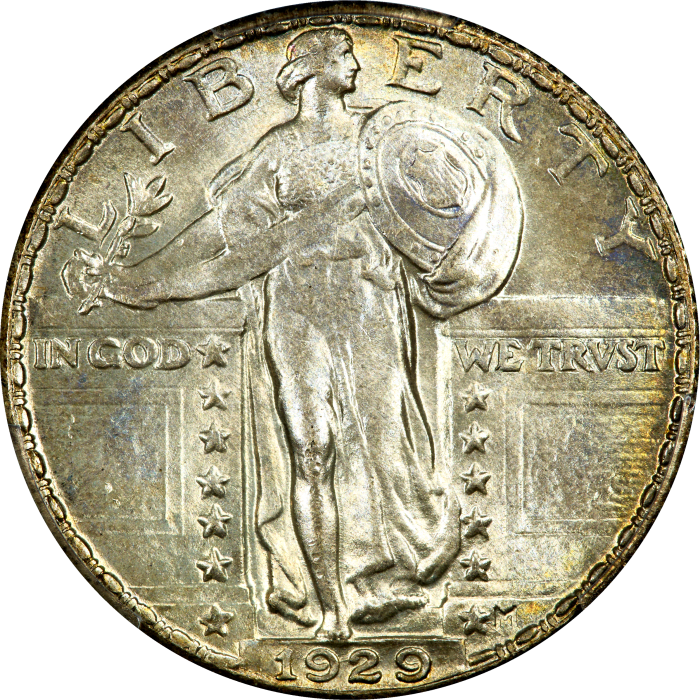 1929 Standing Liberty Quarter (25c) OBVERSE Image