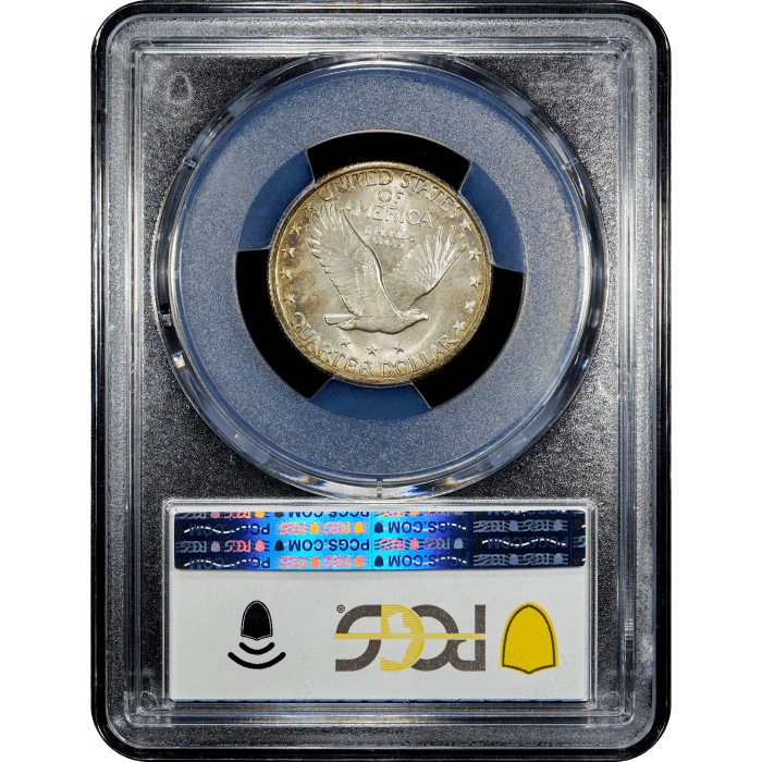 1929 Standing Liberty Quarter (25c) SLAB Image