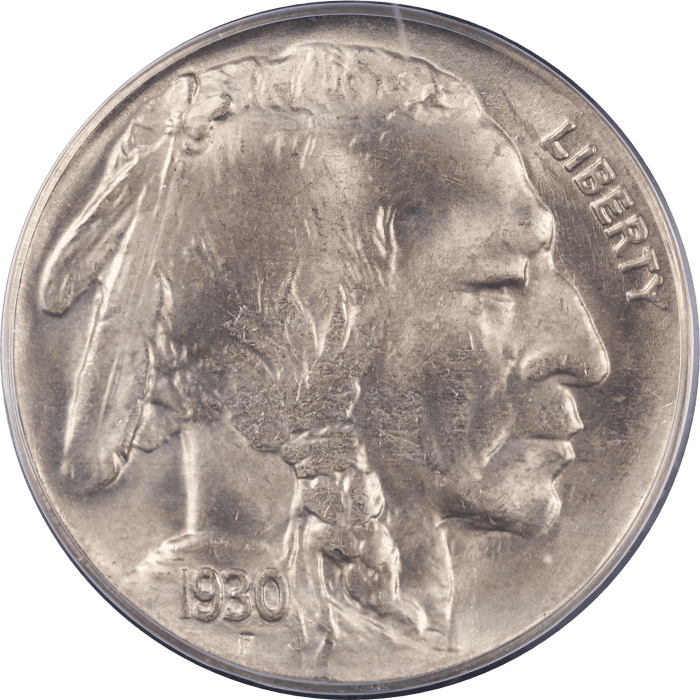 1930-S Buffalo Nickel (5c) Obverse Image