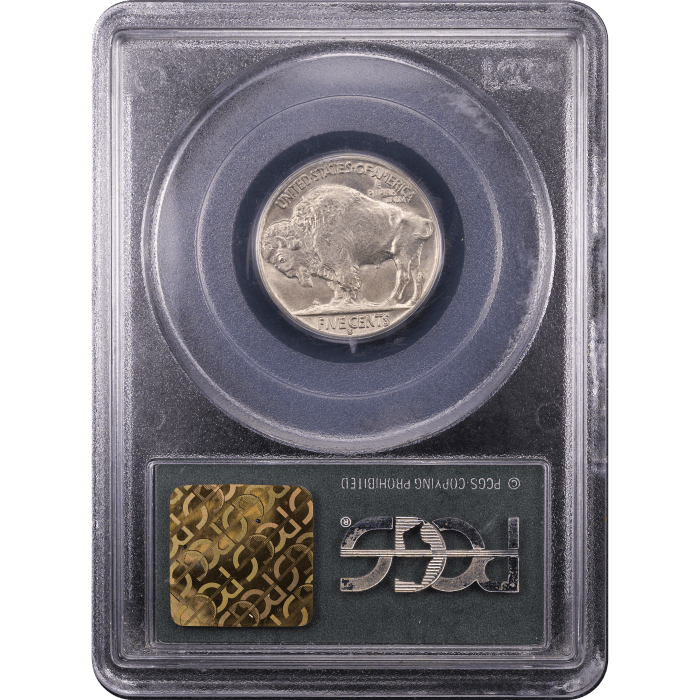 1930-S Buffalo Nickel (5c) Reverse Slab Image