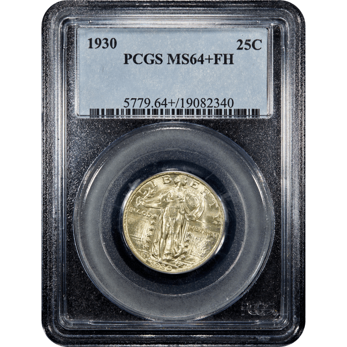 1930 Standing Liberty Quarter (25c) SLAB Image
