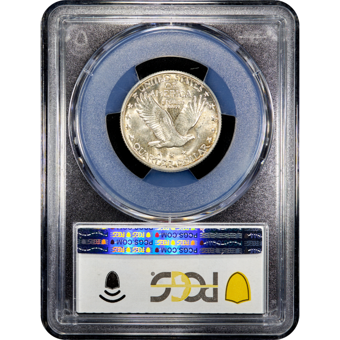 1930 Standing Liberty Quarter (25c) Reverse Slab Image
