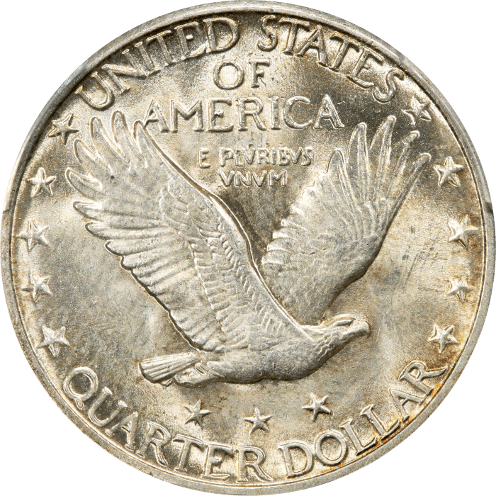 1930 Standing Liberty Quarter (25c) Reverse Image