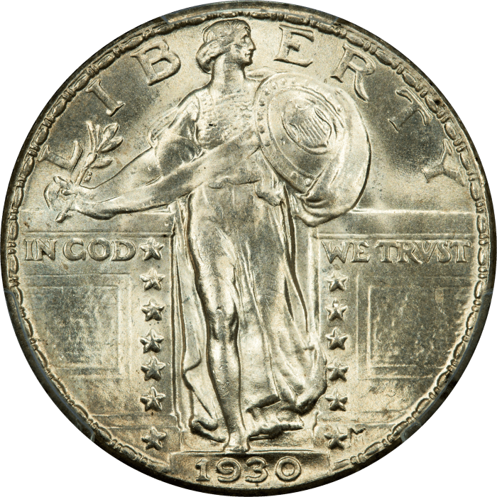 1930 Standing Liberty Quarter (25c) OBVERSE Image