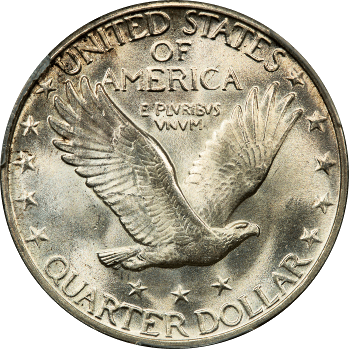 1930 Standing Liberty Quarter (25c) REVERSE Image