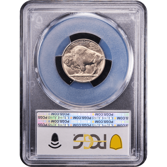 1931-S Buffalo Nickel (5c) Reverse Slab Image