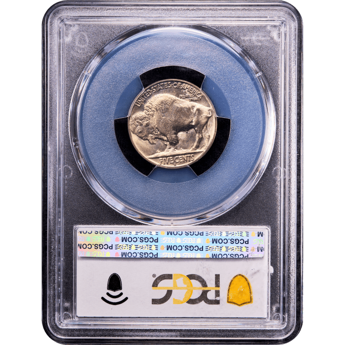 1931-S Buffalo Nickel (5c) Reverse Slab Image