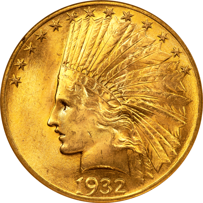 1932 Indian Gold Eagle ($10) OBVERSE Image