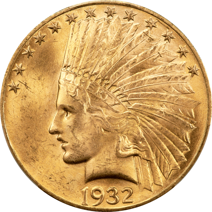 1932 Indian Gold Eagle ($10) OBVERSE Image