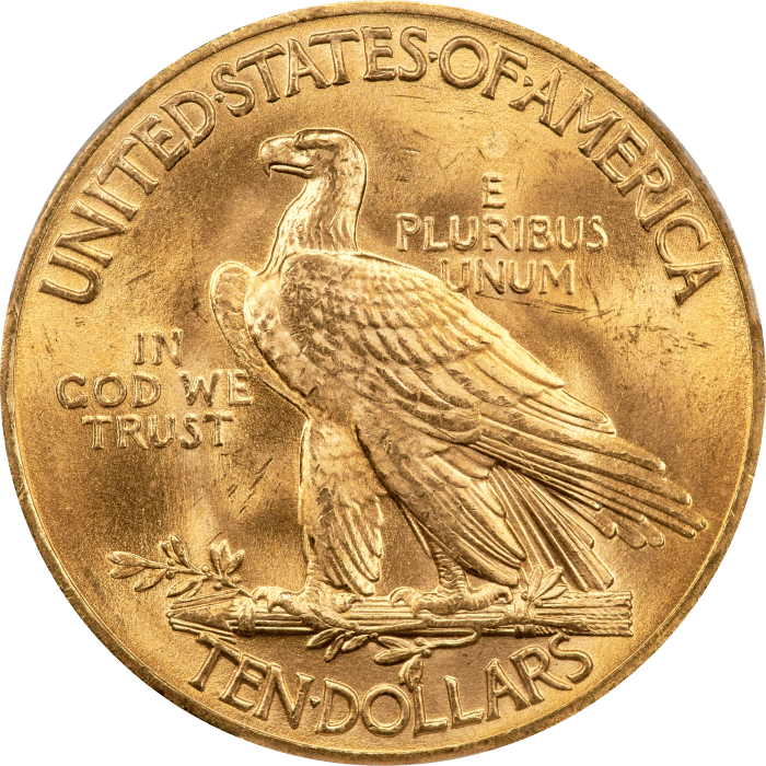 1932 Indian Gold Eagle ($10) REVERSE Image
