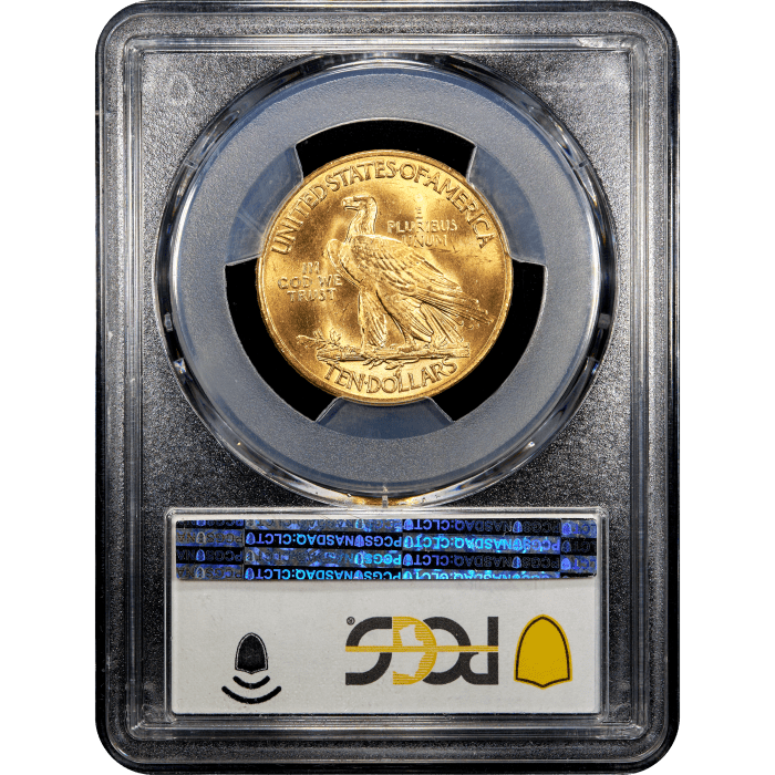 1932 Indian Gold Eagle ($10) SLAB Image