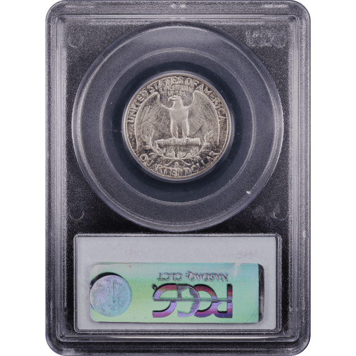 1932-S Washington Quarter (25c) Reverse Slab Image