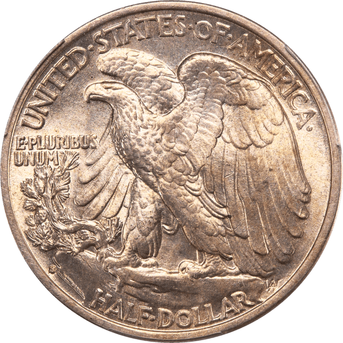 1933-S Walking Liberty Half Dollar (50c) Reverse Image