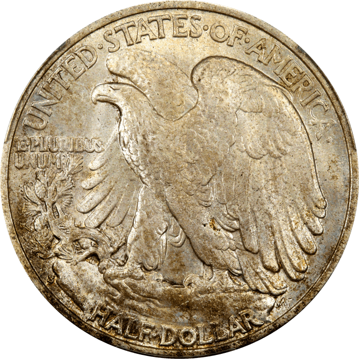 1933-S Walking Liberty Half Dollar (50c) Reverse Image