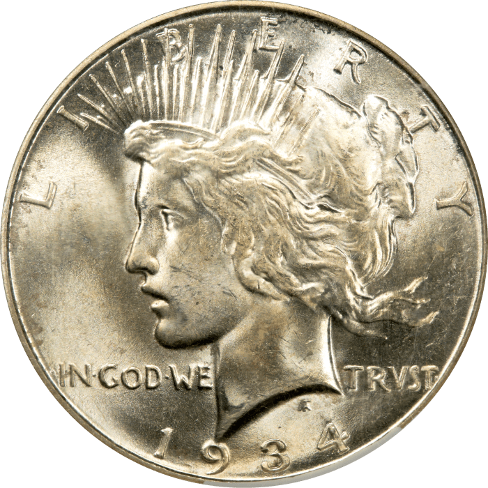 1934-D Peace Dollar ($1) Obverse Image