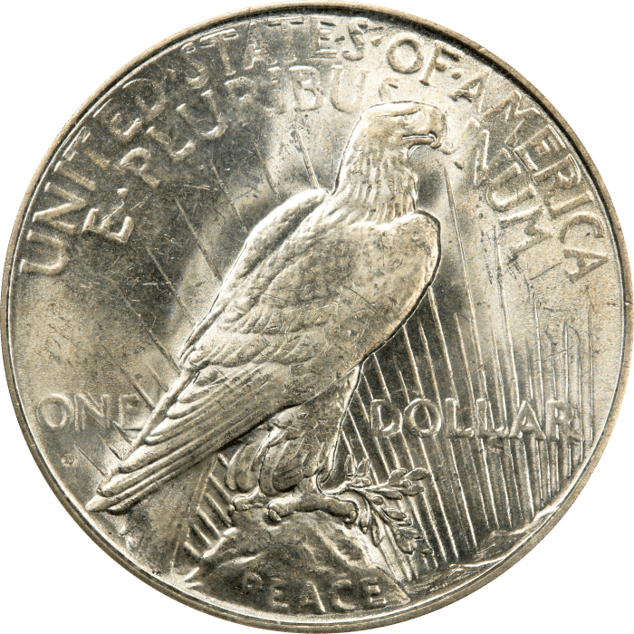 1934-D Peace Dollar ($1) Reverse Image