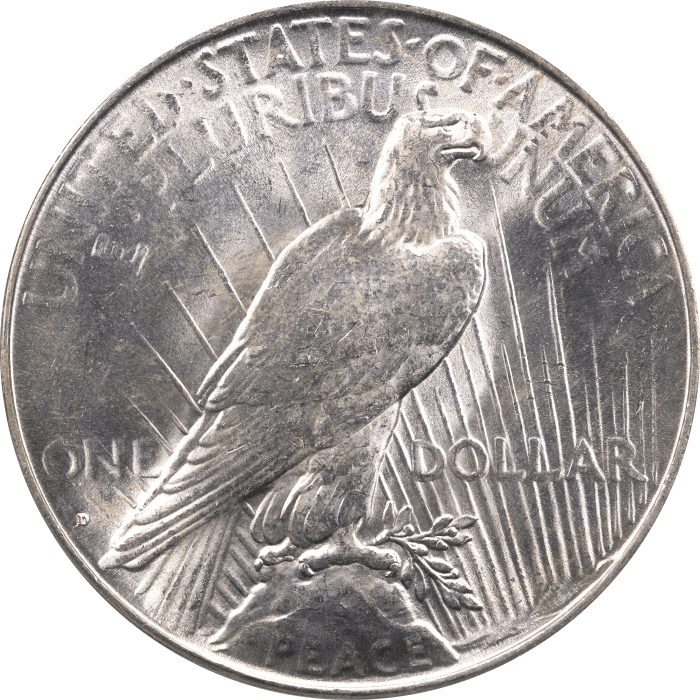 1934-D Peace Dollar ($1) Reverse Image