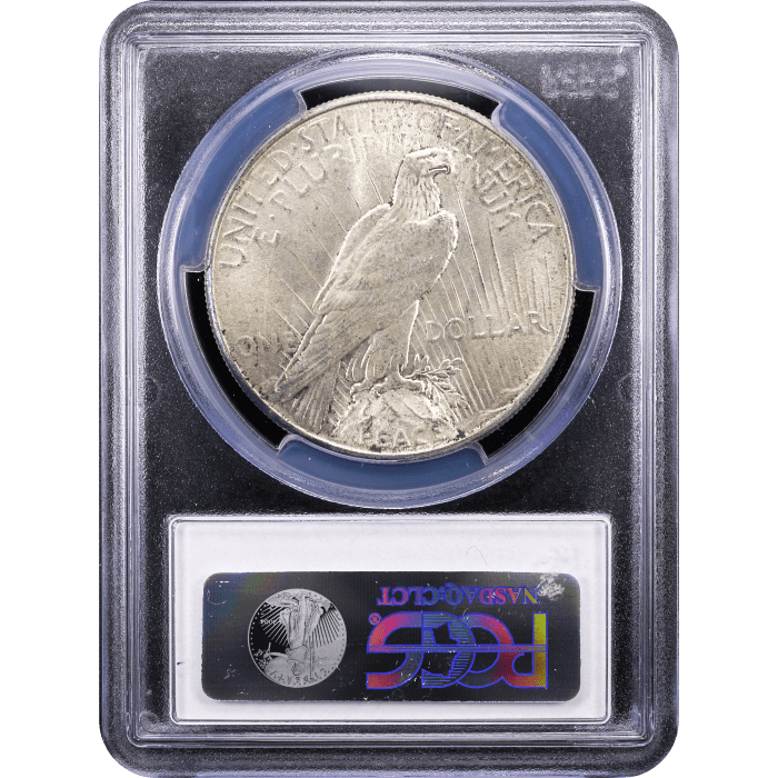 1934 Peace Dollar ($1) Reverse Slab Image