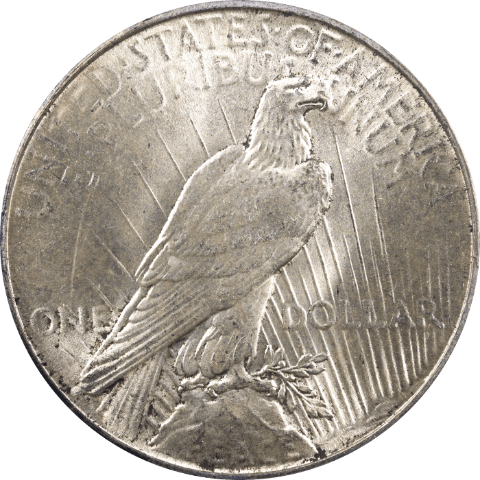 1934 Peace Dollar ($1) Reverse Image