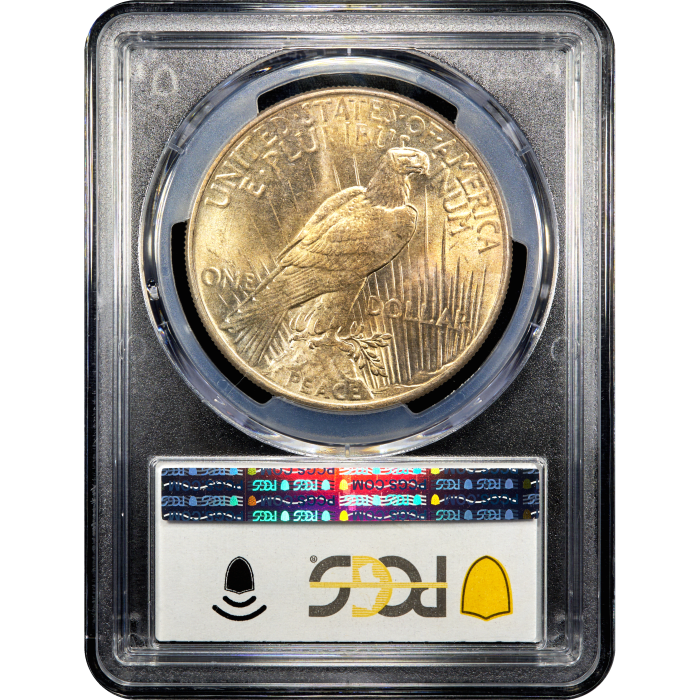 1934 Peace Dollar ($1) Reverse Slab Image