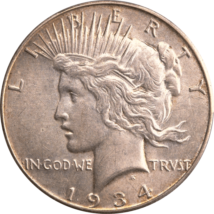 1934-S Peace Dollar ($1) Obverse Image