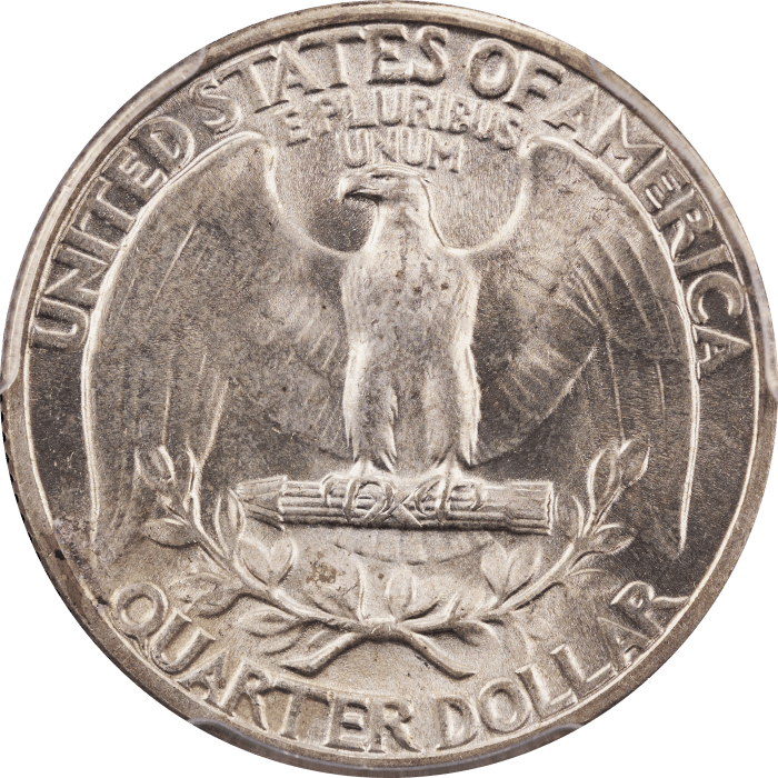 1934 Washington Quarter (25c) Light Motto Reverse Image