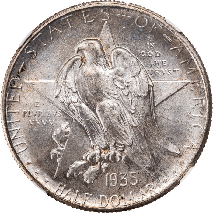 1935-D Texas Commemorative Half Dollar (50c) Obverse Image