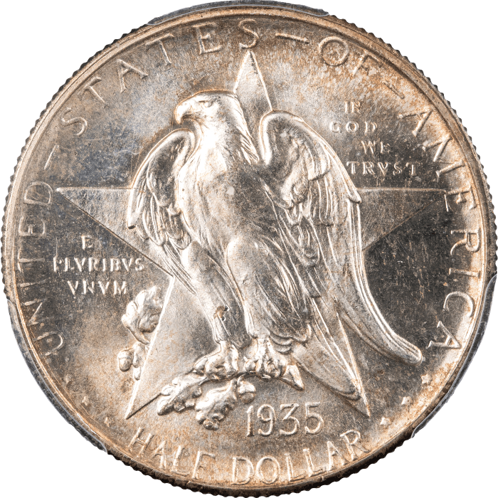 1935-D Texas Commemorative Half Dollar (50c) Obverse Image