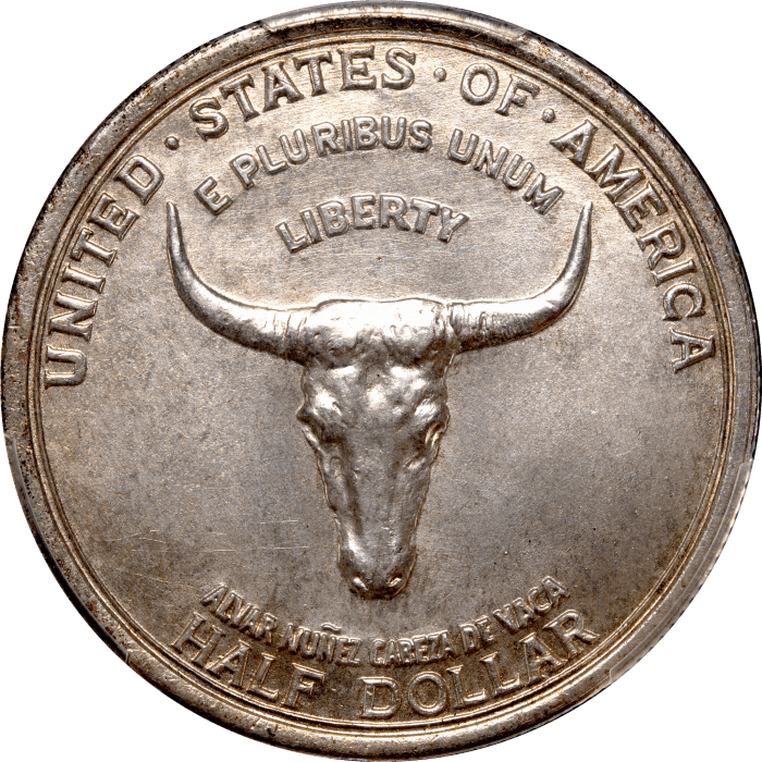 1935 Spanish Trail Commemorative Half Dollar (50c) Obverse Image