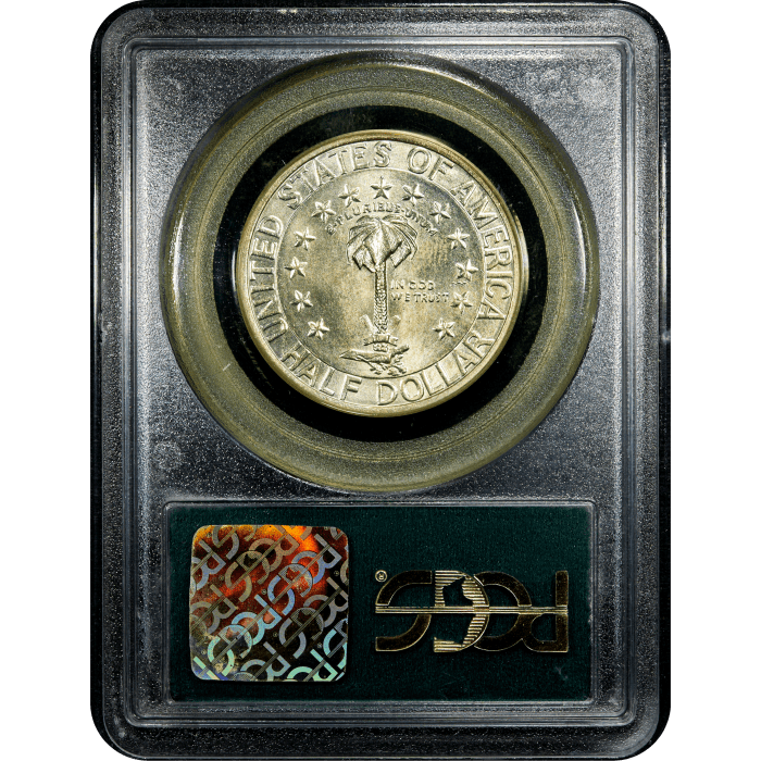 1936 Columbia Commemorative Half Dollar (50c) OGH Reverse Slab Image