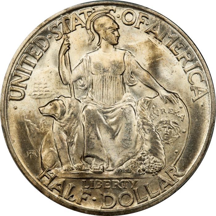 1936-D San Diego Commem Half Dollar (50c) OBVERSE Image