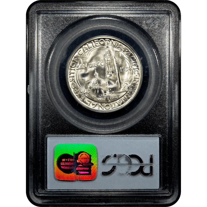 1936-D San Diego Commem Half Dollar (50c) SLAB Image