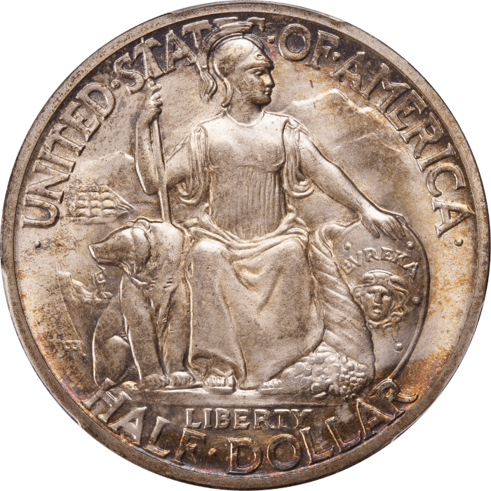 1936-D San Diego Commemorative Half Dollar (50c) Obverse Image