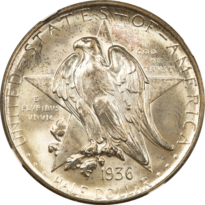1936-D Texas Commemorative Half (50c) OBVERSE Image
