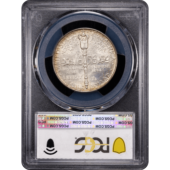 1936 Norfolk Commemorative Half (50c) Reverse Slab Image