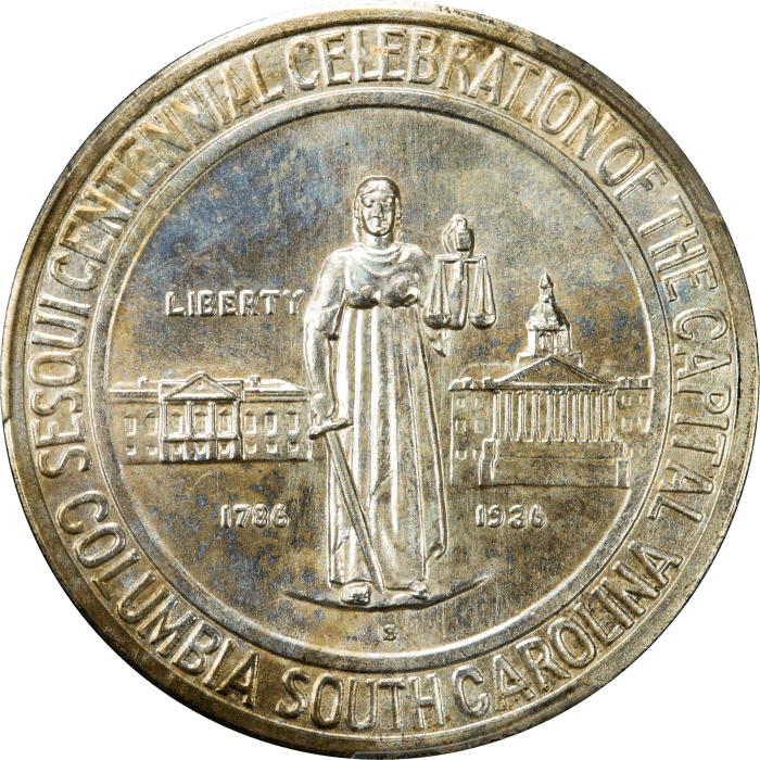 1936-S Columbia Commem Half Dollar (50c) OBVERSE Image
