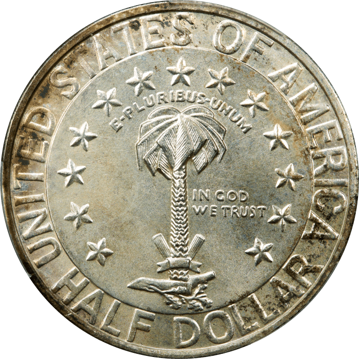 1936-S Columbia Commem Half Dollar (50c) REVERSE Image