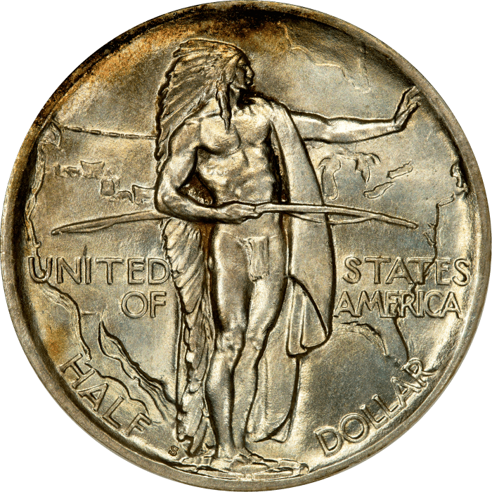 1936-S Oregon Commemorative Half Dollar (50c) Obverse Image