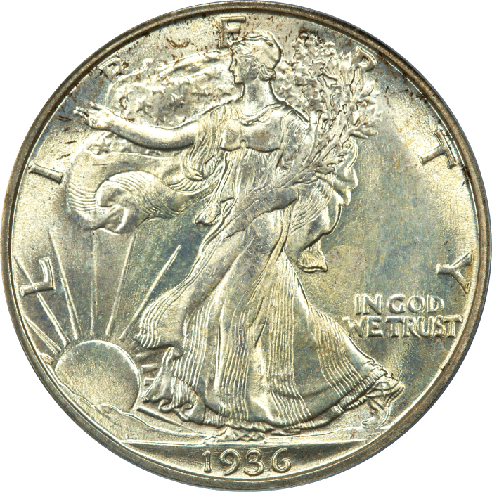 1936-S Walking Liberty Half Dollar (50c) OBVERSE Image
