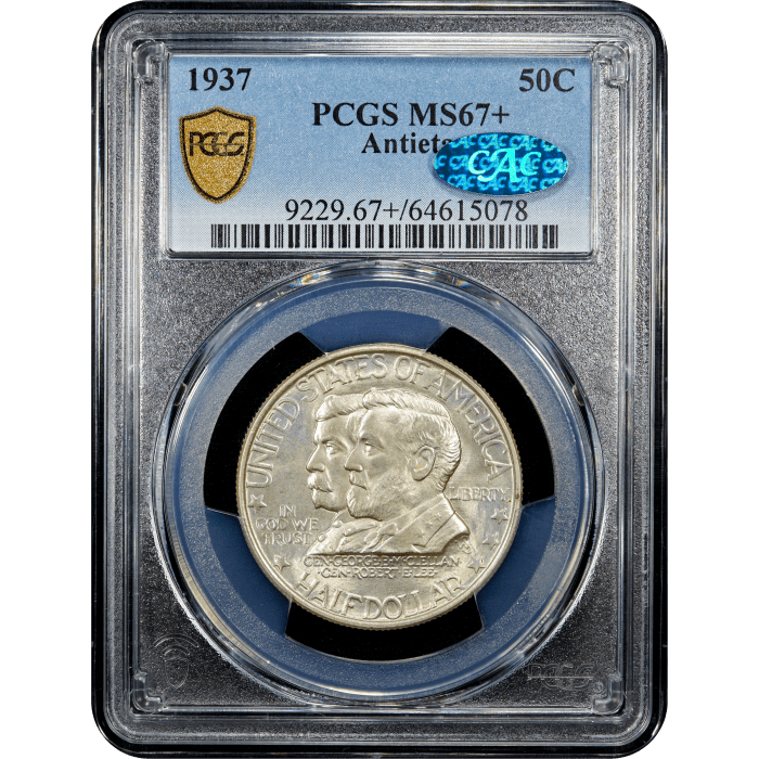 1937 Antietam Commemorative Half Dollar (50c) SLAB Image