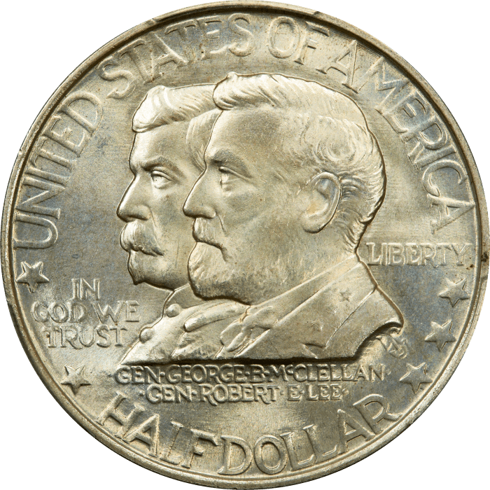 1937 Antietam Commemorative Half Dollar (50c) OBVERSE Image