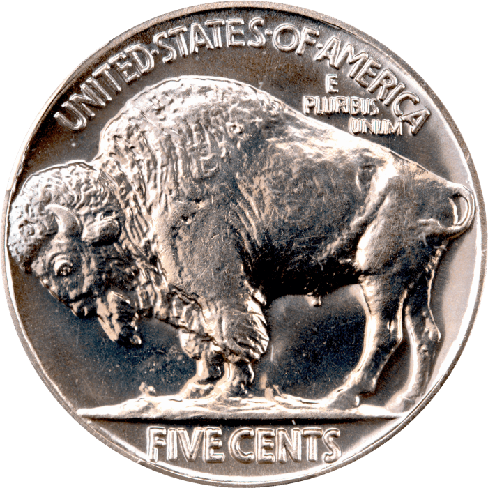 1937 Buffalo Nickel (5c) Reverse Image