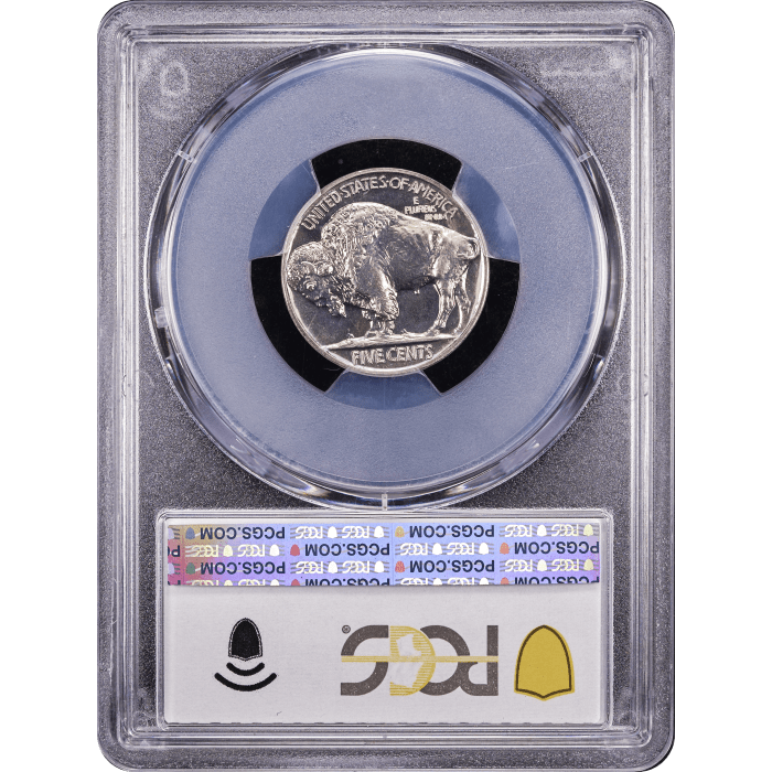 1937 Buffalo Nickel (5c) Reverse Slab Image
