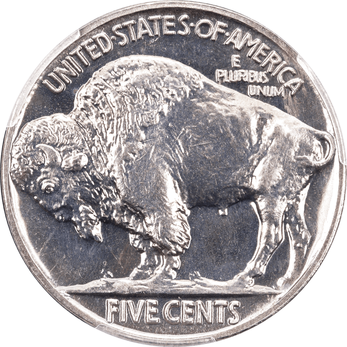 1937 Buffalo Nickel (5c) Reverse Image