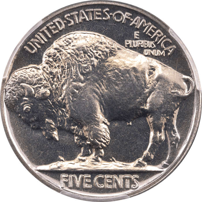 1937 Buffalo Nickel (5c) Reverse Image