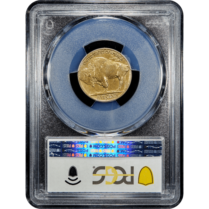 1937-D 3 Legs Buffalo Nickel (5c) SLAB Image