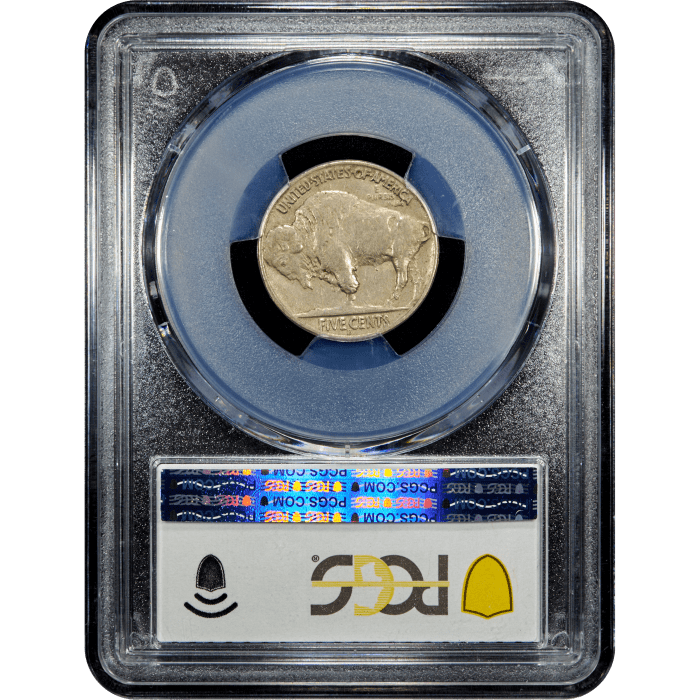 1937-D 3 Legs Buffalo Nickel (5c) SLAB Image